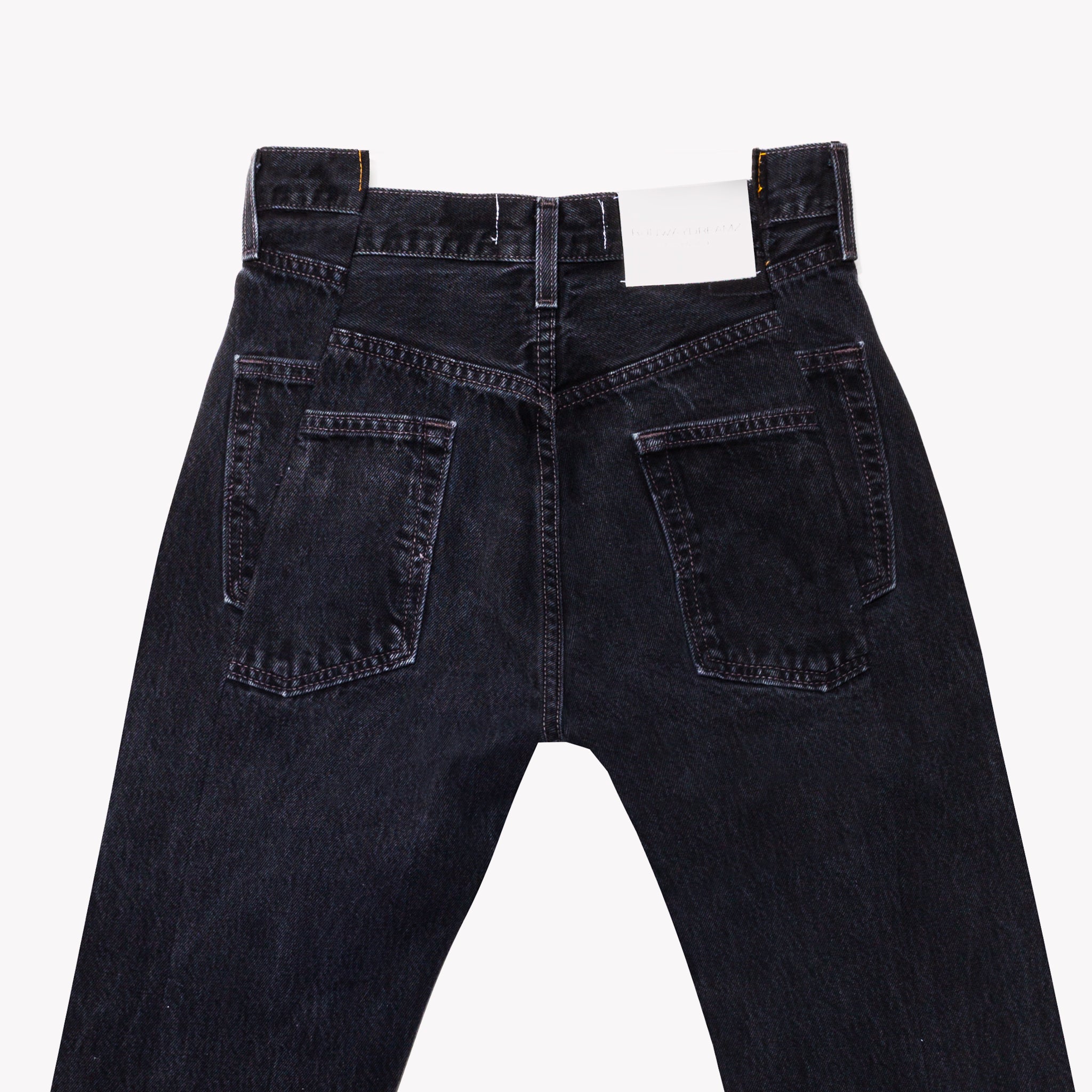 Deconstruct Vintage Black High Waisted Jeans