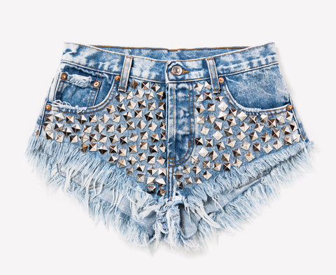 The Best Perfect for Summer Cute Shorts Studded High Waisted Shorts Runwaydreamz Fashion Bloggers Favorite RWDZ