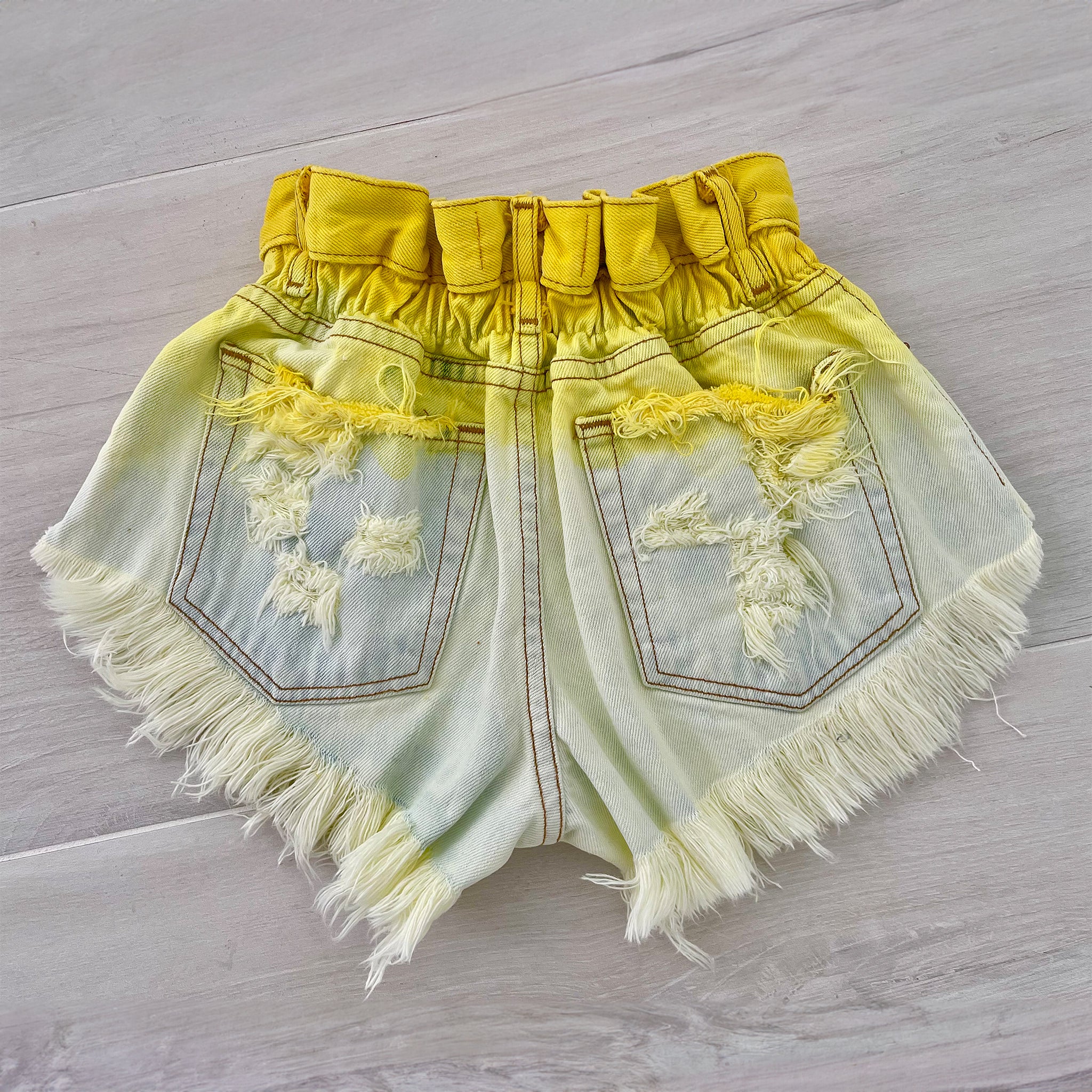 Boho Capri Vintage High Waisted Shorts