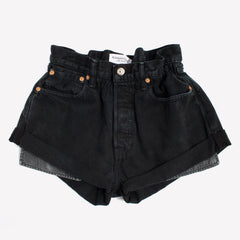 Boho Rollers Black Vintage Shorts
