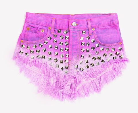 Wunderlust Candy Studded Vintage Shorts