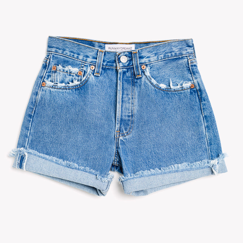 High Rise Classic Vintage Blogger Shorts