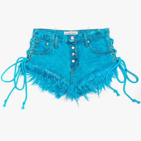 Lace Up Wildest Skyy Vintage Shorts