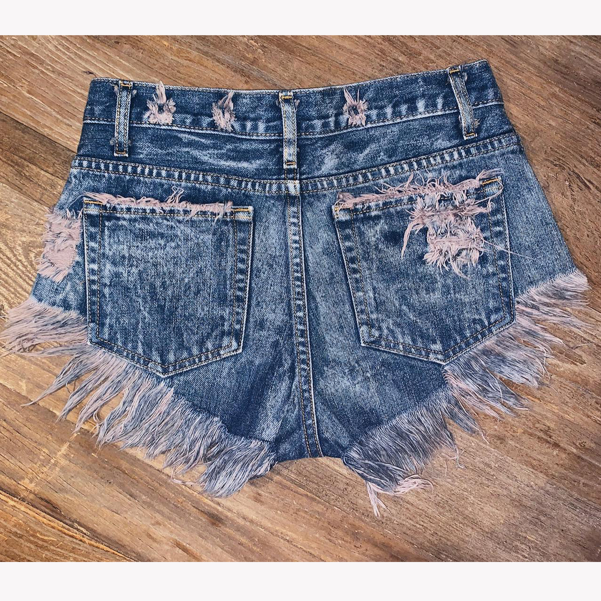 Sand And Sea High Waisted Babe Shorts